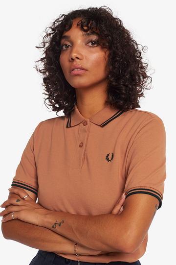 Dámské Polo Triko Fred Perry G3600 Bronze | CZ 1088ZUTG